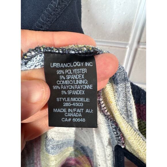 UNIQUE Pure Essence Women's Knit Plaid Top Size Women's large - Picture 7 of 8